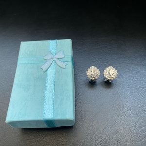Crystal Ball Stud Earrings